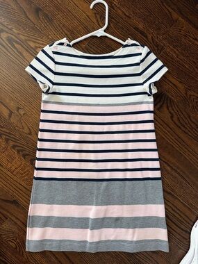 GAP Kids Navy, Pink, White Striped Dress